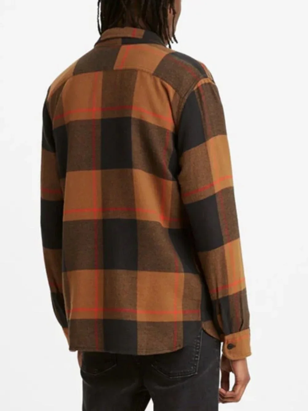 Levi's Jackson Worker Relaxed Fit Overshirt Pocket Plaid